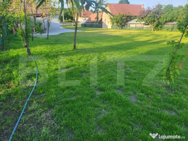 Casă cu 5 camere și spațiu comercial, teren 4079mp, zona - Teius (Alba)