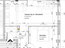 Ansamblu NOU! Apartament 52,36 mp, 2 camere, deco, balcon 5,