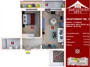 Direct Dezvoltator: Studio de vanzare cu dressing,51mp-Subcetate City2 