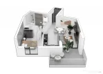 Apartament cu 2 camere 52,65 mp, Timisoara!