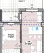 Microapartament cu 2 camere, 40 mp, terasa, bloc nou, Suceav