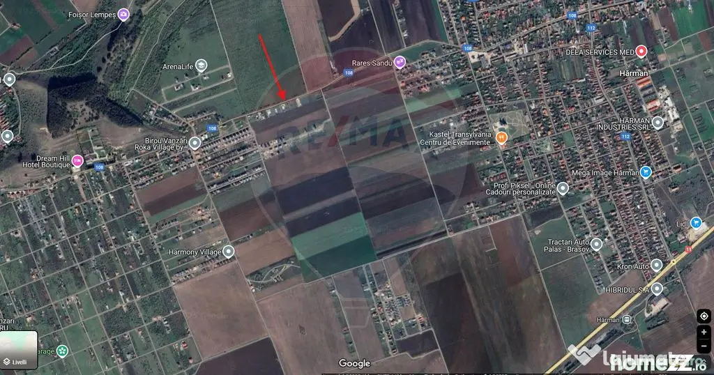 Teren 942mp de vânzare, Hărman / Strada Sânpetrului