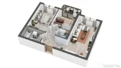 Apartament NOU LA CHEIE cu 2 camere de vânzare
