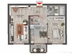 Apartament NOU LA CHEIE cu 2 camere de vânzare