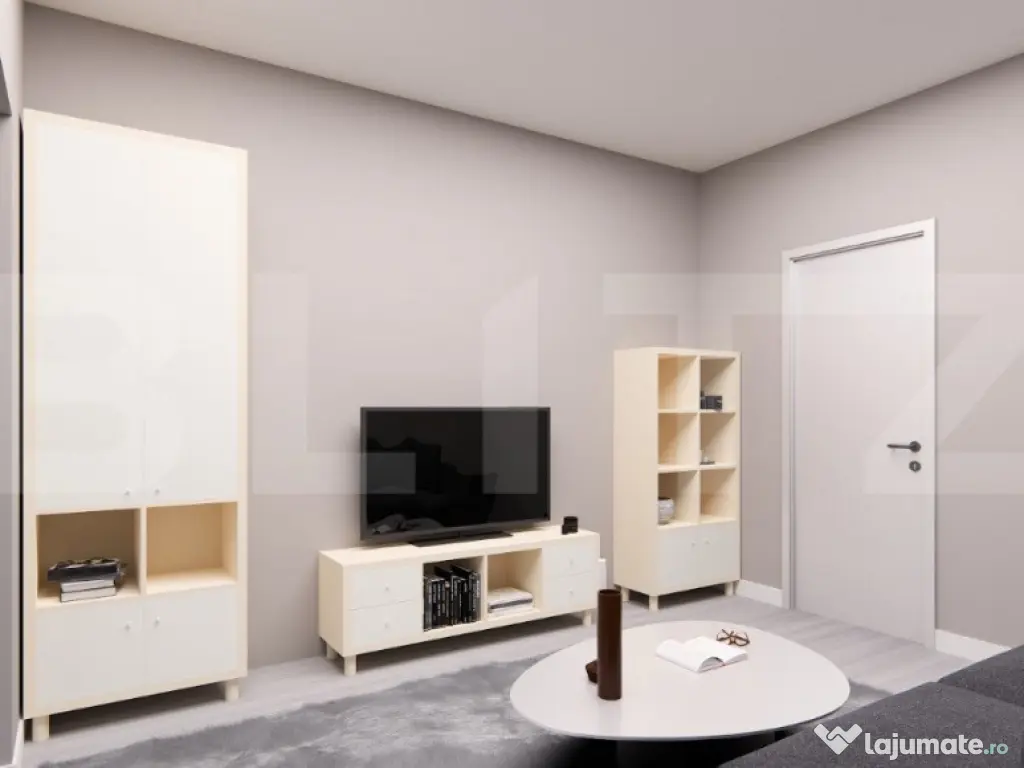 Promotie! Apartament de 1 camera, 45mp, mobilat si utilat, z