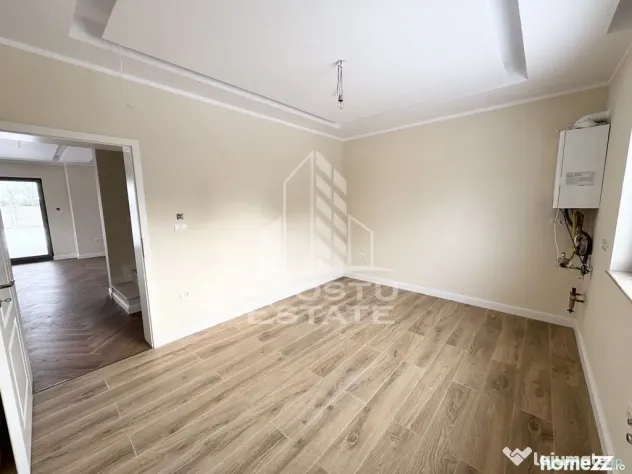 Duplex cu perete dublu, 4 camere si 3 bai finalizat, toate utilitatile - Giroc (Timis)
