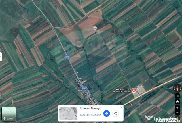 Teren extravilan 30077mp Stroiesti / Soseaua DN17, Suceava - Stroiesti (Suceava)