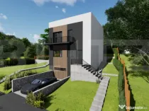 Teren 450mp cu AUTORIZATIE D+P+M -201 mp construiti, zona Sa