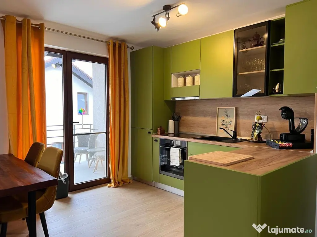 Apartament cu 2 camere în Ghimbav – Stil, confort și priveliște de vis