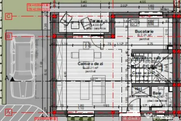 COMISION 0! Duplex 4 camere, 120mp, 200 teren, proiect final