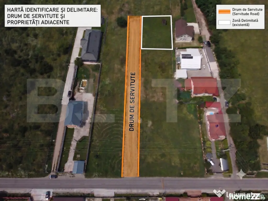 Teren intravilan, de vanzare, 730 mp, zona Viforata