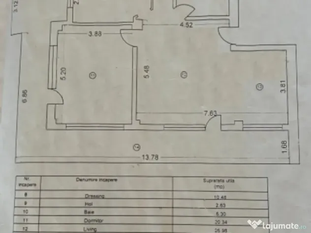 Apartament spațios cu terasă generoasă și pod – Zona E