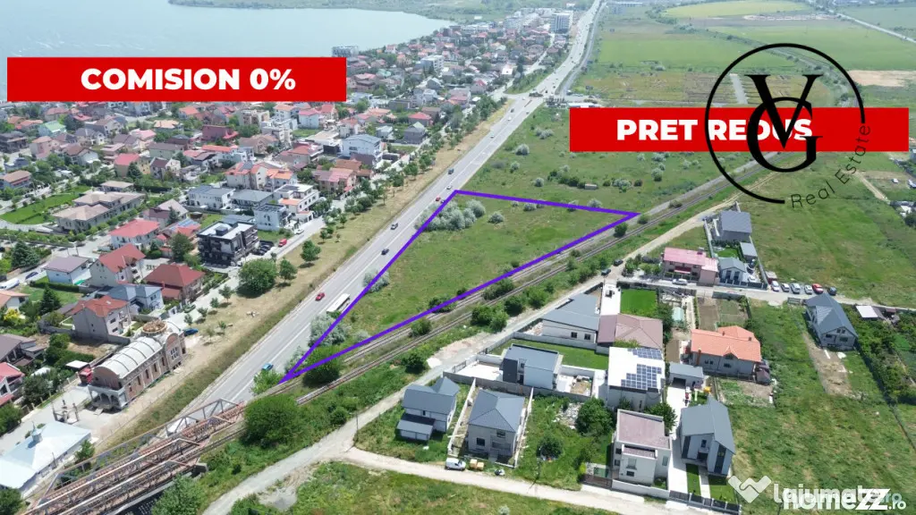 Teren intravilan - construcții - 5224 mp - Ovidiu