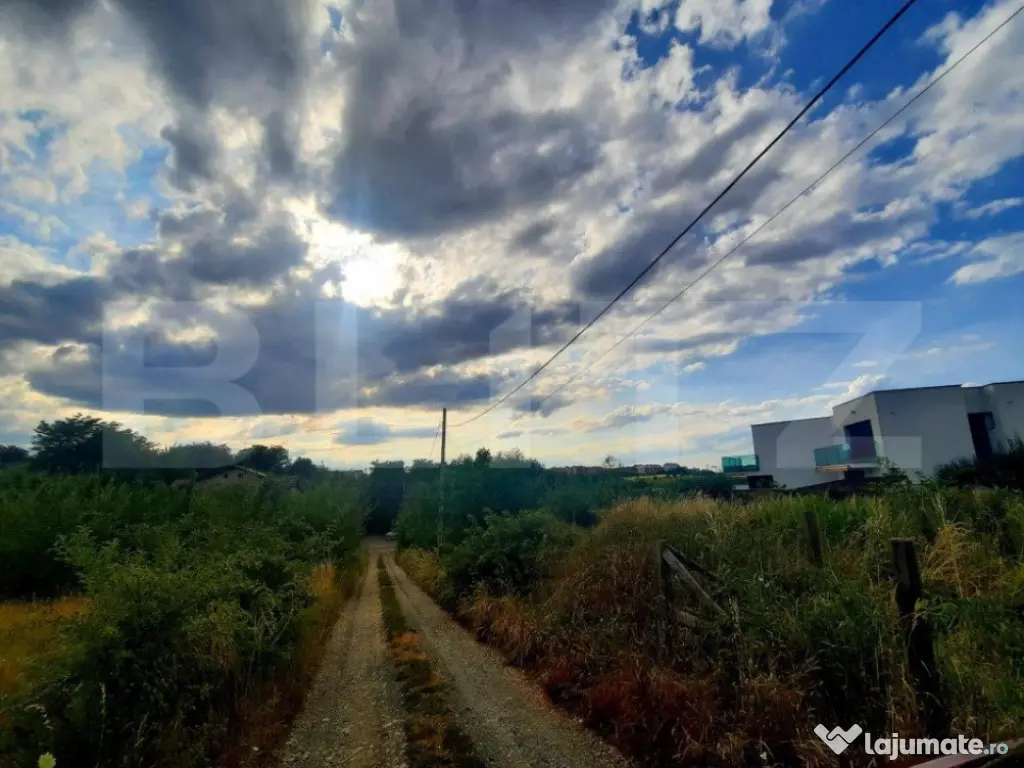Teren intravilan, 500 mp,PUZ aprobat zona Buna Ziua