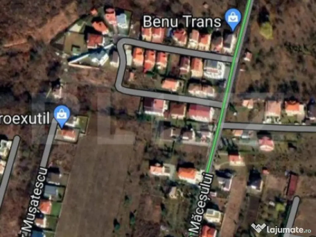 Teren intravilan, 500 mp,PUZ aprobat zona Buna Ziua