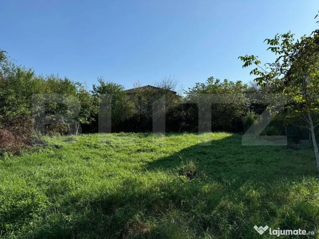 Teren intravilan, 500 mp,PUZ aprobat zona Buna Ziua