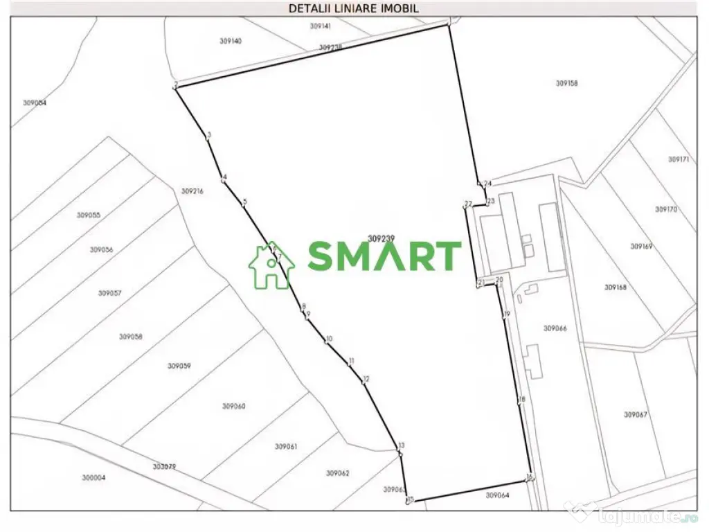 Teren 7 ha. livada Buteni, Jud. Arad CF, acces drum.