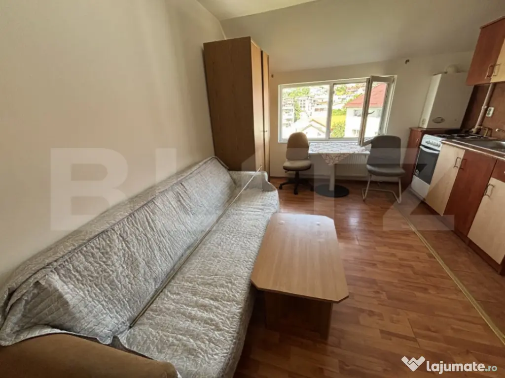 Garsoniera de vanzare, cu mansarda, 25 mp, zona Bradet