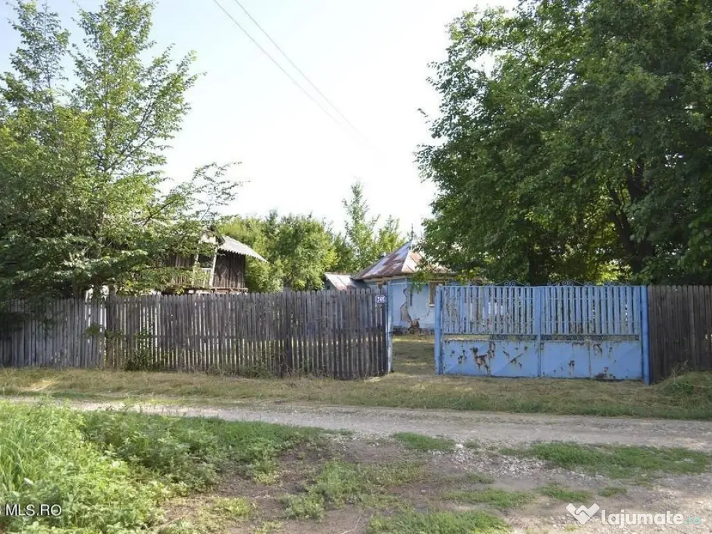 Suseni - Teren intravilan cu casa batraneasca, plan, supr...