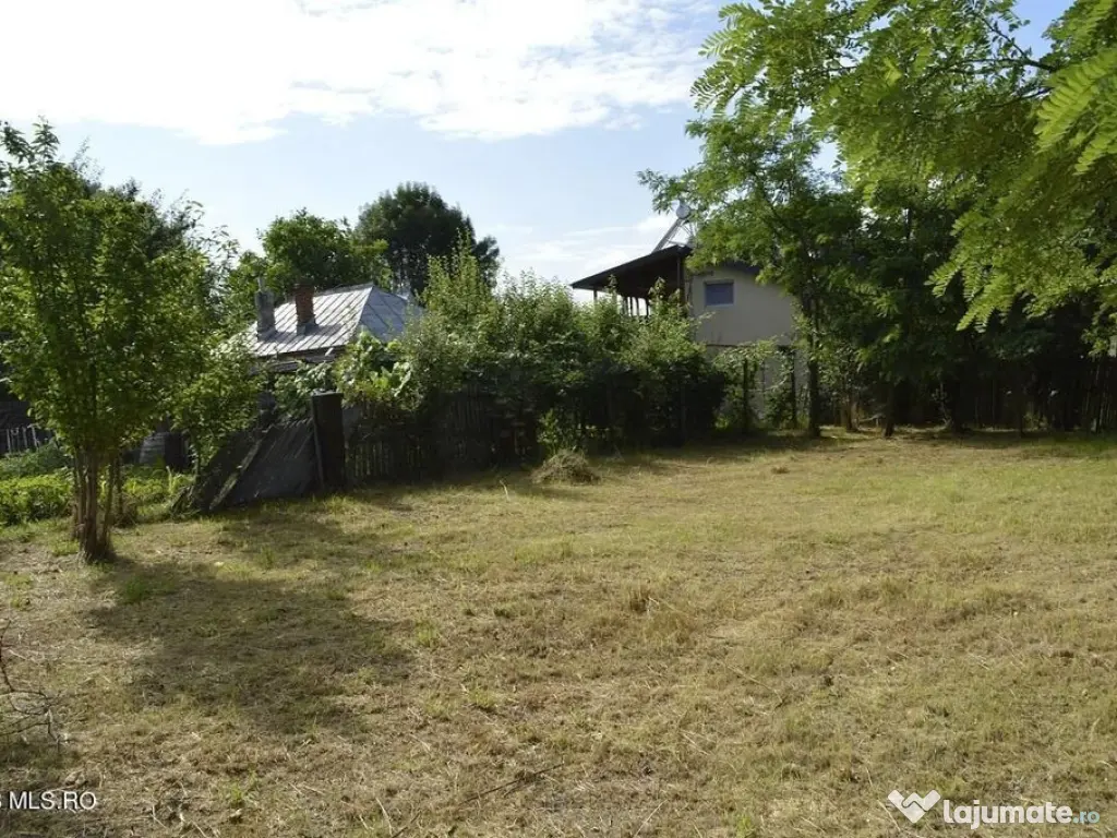 Suseni - Teren intravilan cu casa batraneasca, plan, supr...