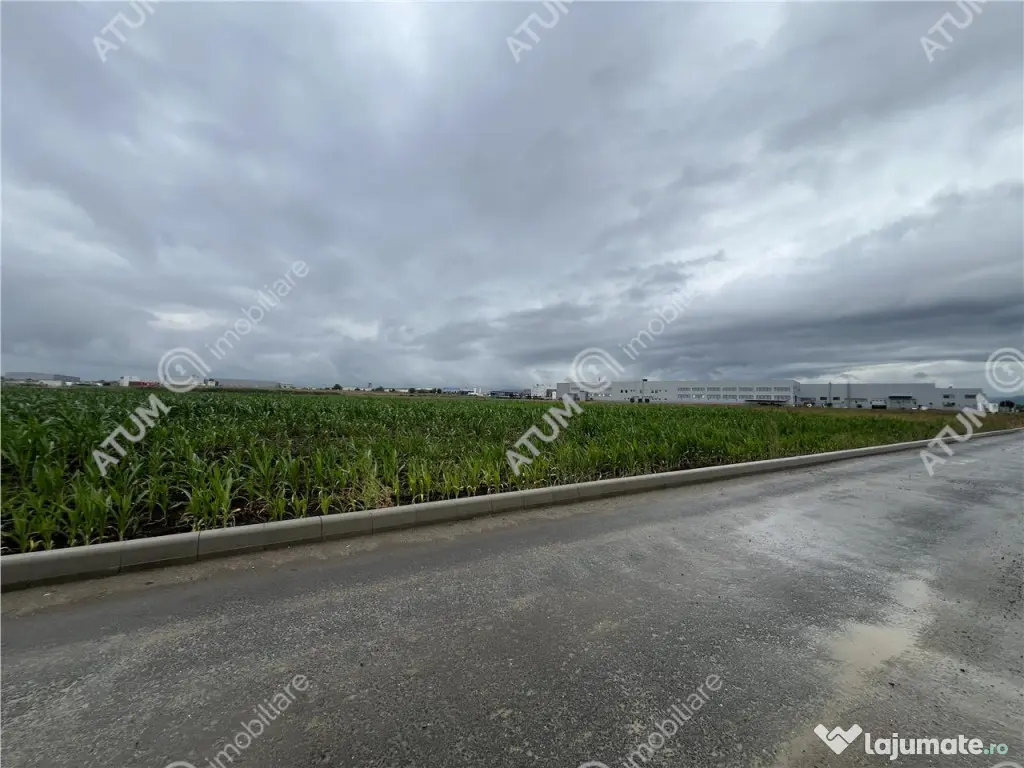 Teren intravilat de 9000 mp cu PUZ situat in zona Industrial