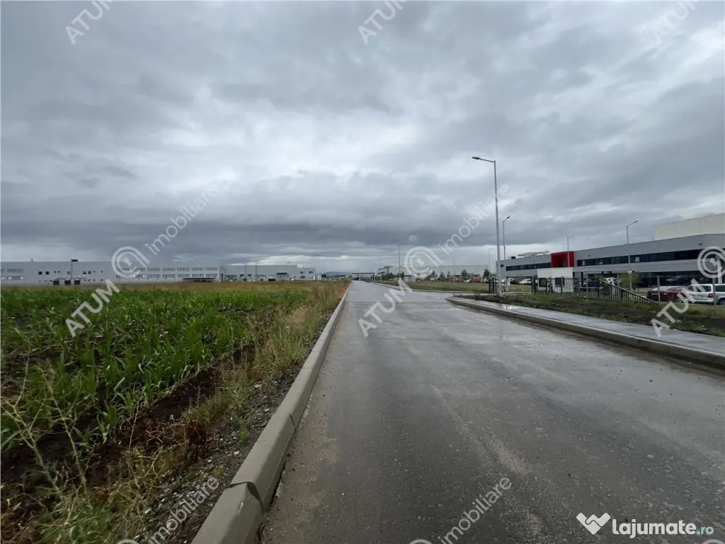 Teren intravilat de 9000 mp cu PUZ situat in zona Industrial