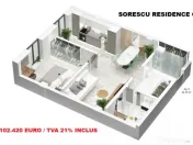 Sorescu Residence - Studio confort 1, bloc cu lift 