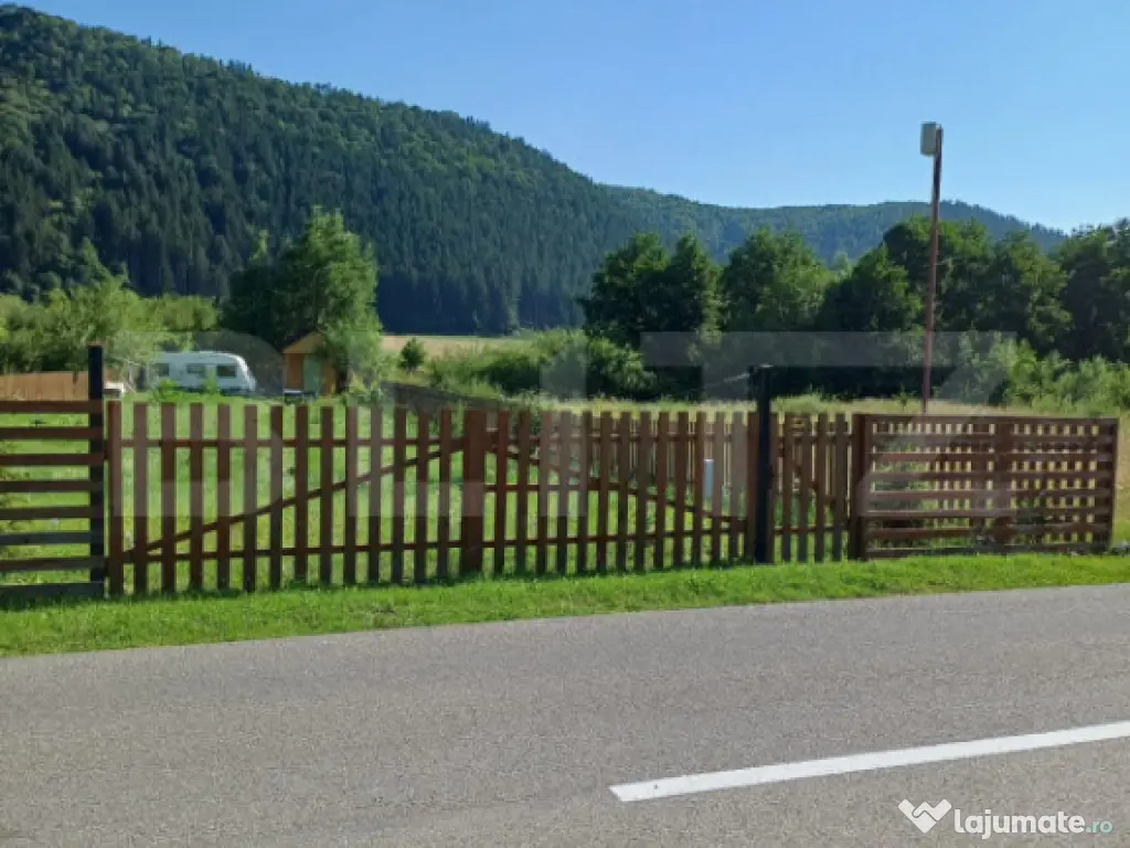 Teren Plaiul Foii, vedere spre muntii Bucegi si apa Barsa 10