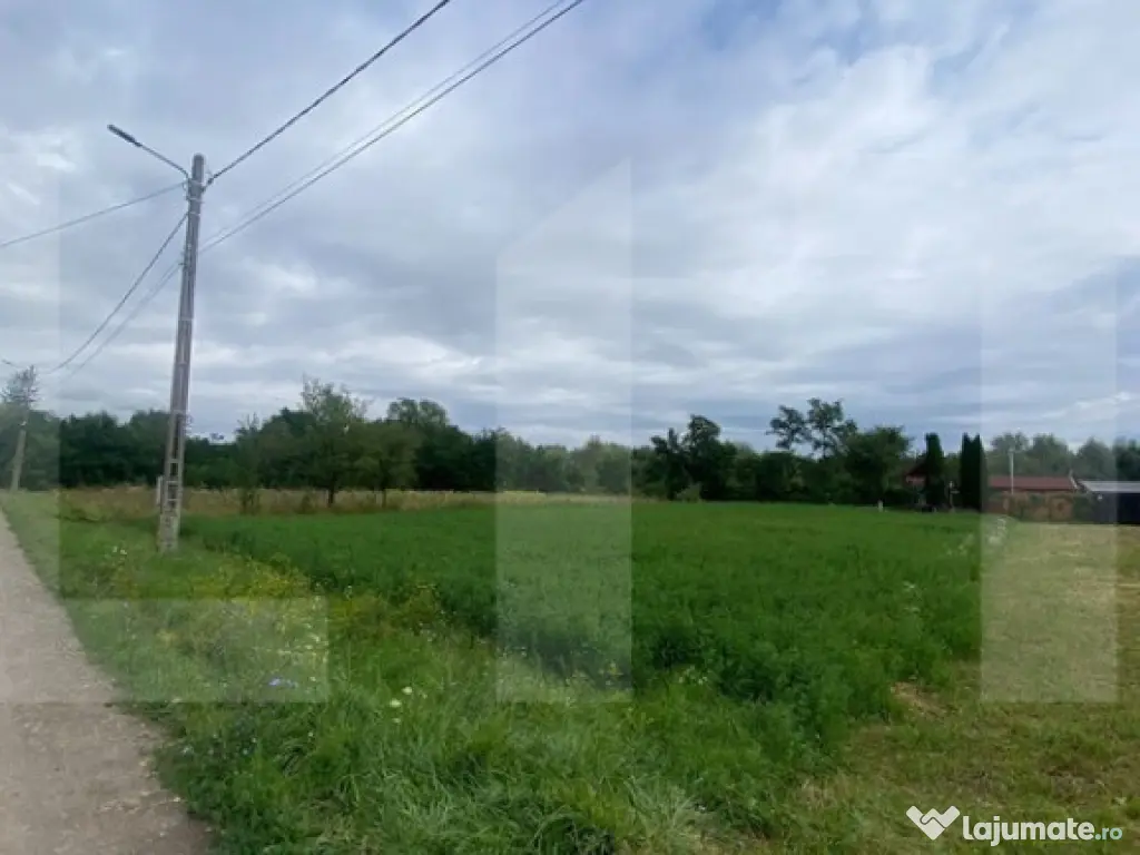 De vânzare teren intravilan 1.080 mp cu utilități – Dob