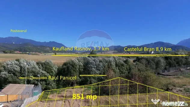 851 mp, Pârâu in spate - Brașov | Centrul echitație ?...