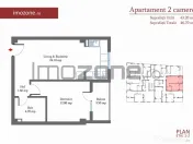 Ap 2 cam. 46 mp, etaj 1 din 4, langa METROU Pacii, str Ma... 