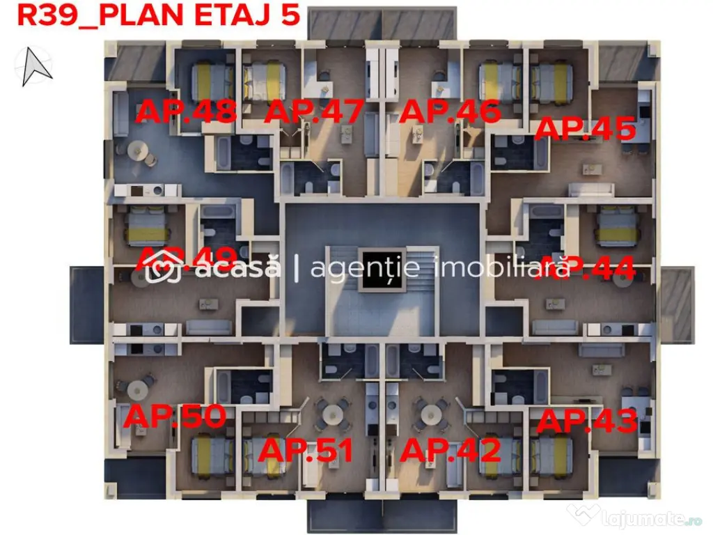 Apartament nou complex ARED - Comision 0%