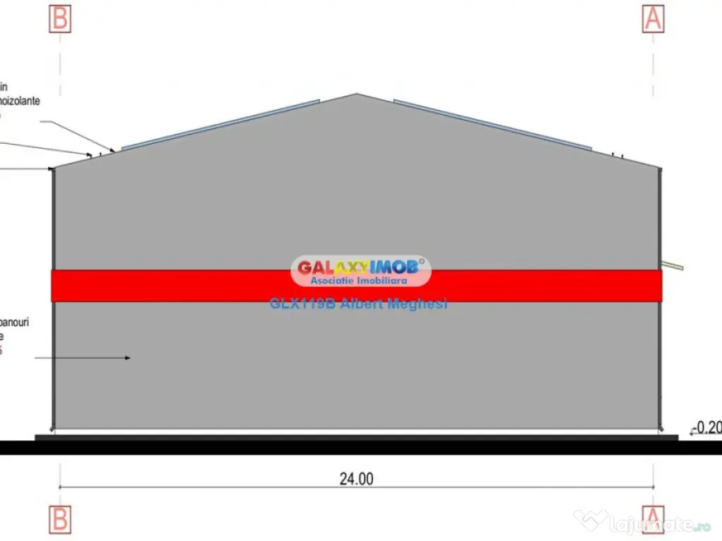 Hala 600 mp deschidere DN3 centura A0