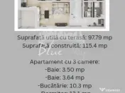 Madrid Park Residence- Apartament 3 camere cu terasa 17.7 mp 