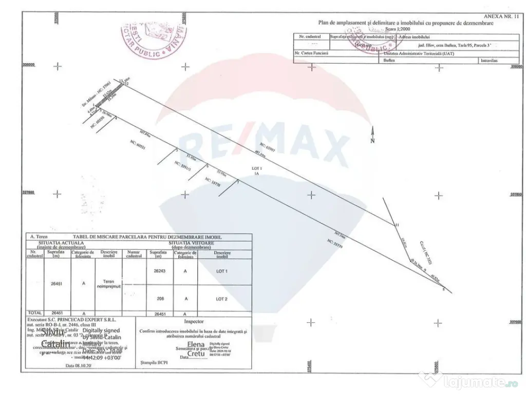 VANZARE Teren intravilan industrial BUFTEA/Strada Milano/...
