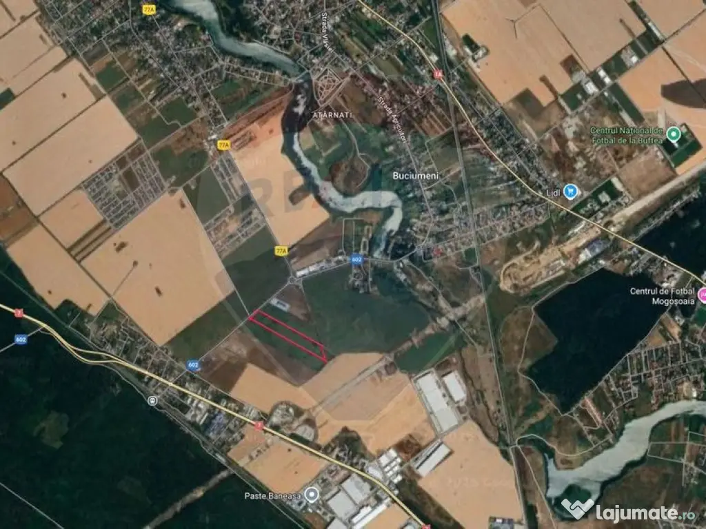 VANZARE Teren intravilan industrial BUFTEA/Strada Milano/...