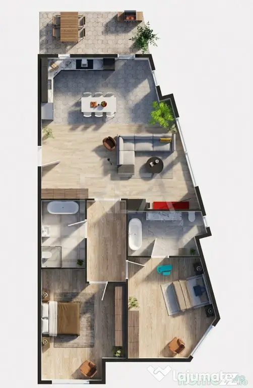 Apartament 3 camere bloc tip Boutique Tineretului - Bucuresti (Bucuresti-Ilfov)