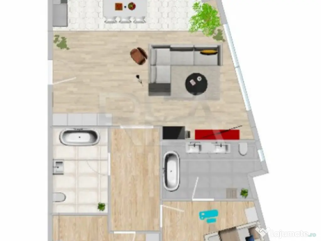 Apartament 3 camere bloc tip Boutique Tineretului