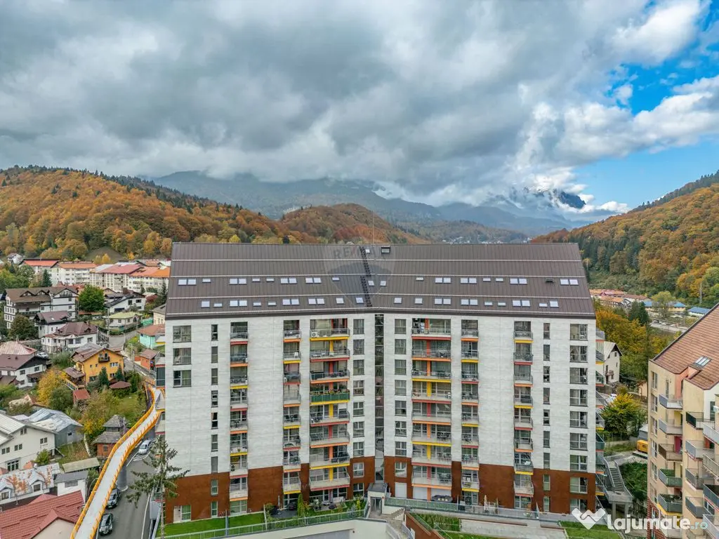 Studio cu terasă și vedere către munți – Green Futu...