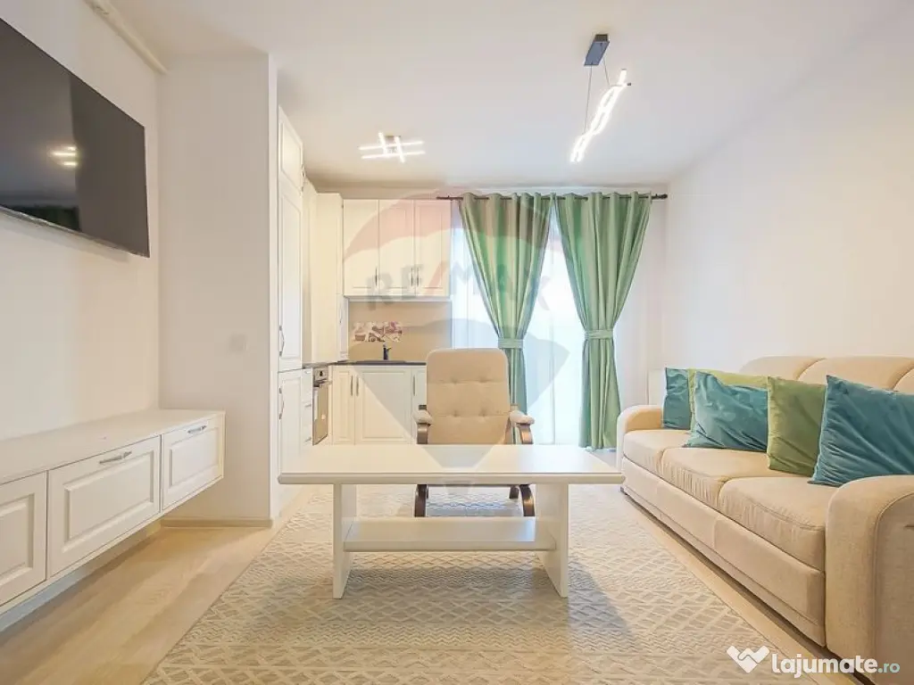 Apartament tip studio, 42mp | Mobilat, utilat | Zona Coresi