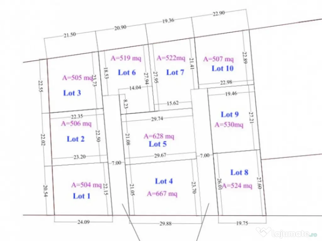 Snagov- Ciofliceni, loturi de casă între 504-670mp, Șerba