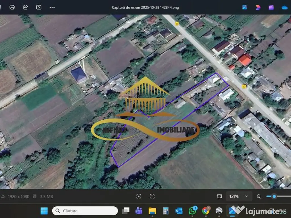 Casa batraneasca din caramida de vanzare si 4500 mp teren...