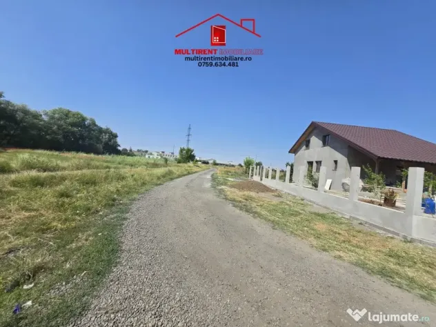 Teren intravilan de vanzare - zona Gelco- cu fundatie si proiect!