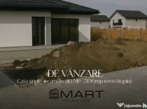 Casa single 4 camere, 110 MP + 500mp teren Stupini