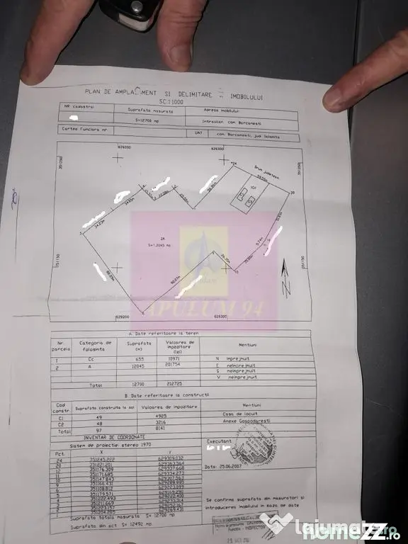 BARCANESTI (IL) - SE VINDE CASA + TEREN 16K MP - Barcanesti (Ialomita)