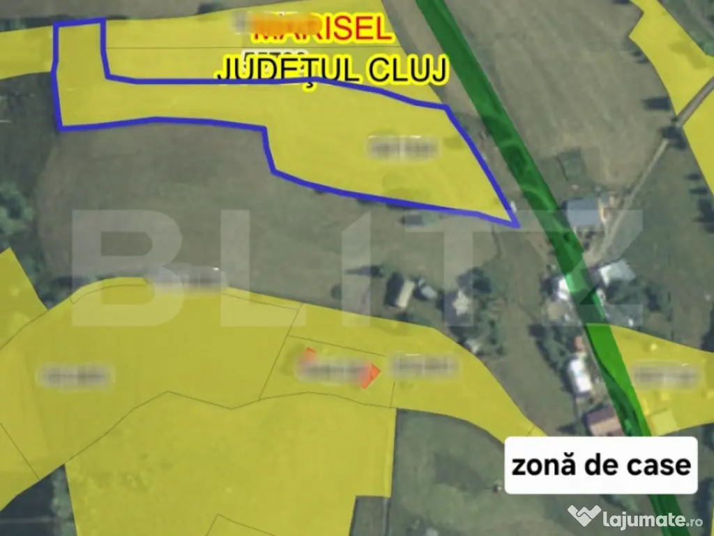 Teren parcelabil, front la strada, 8691mp, utilitati in zona