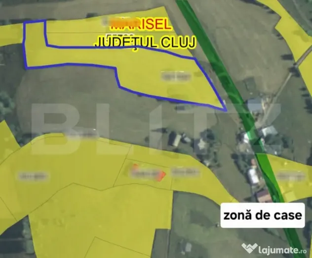Teren parcelabil, front la strada, 8691mp, utilitati in zona