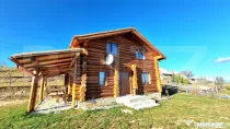 ????️ Cabana din lemn rotund, 140 mp utili, 1000mp teren ?