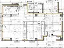 Apartament 3 cam 58 mp semifinisat,et.2 in Apahida