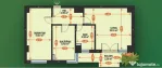 Ap. 2 cam Evergreen, finalizat, loc parcare subteran+boxă, COMISION 0%